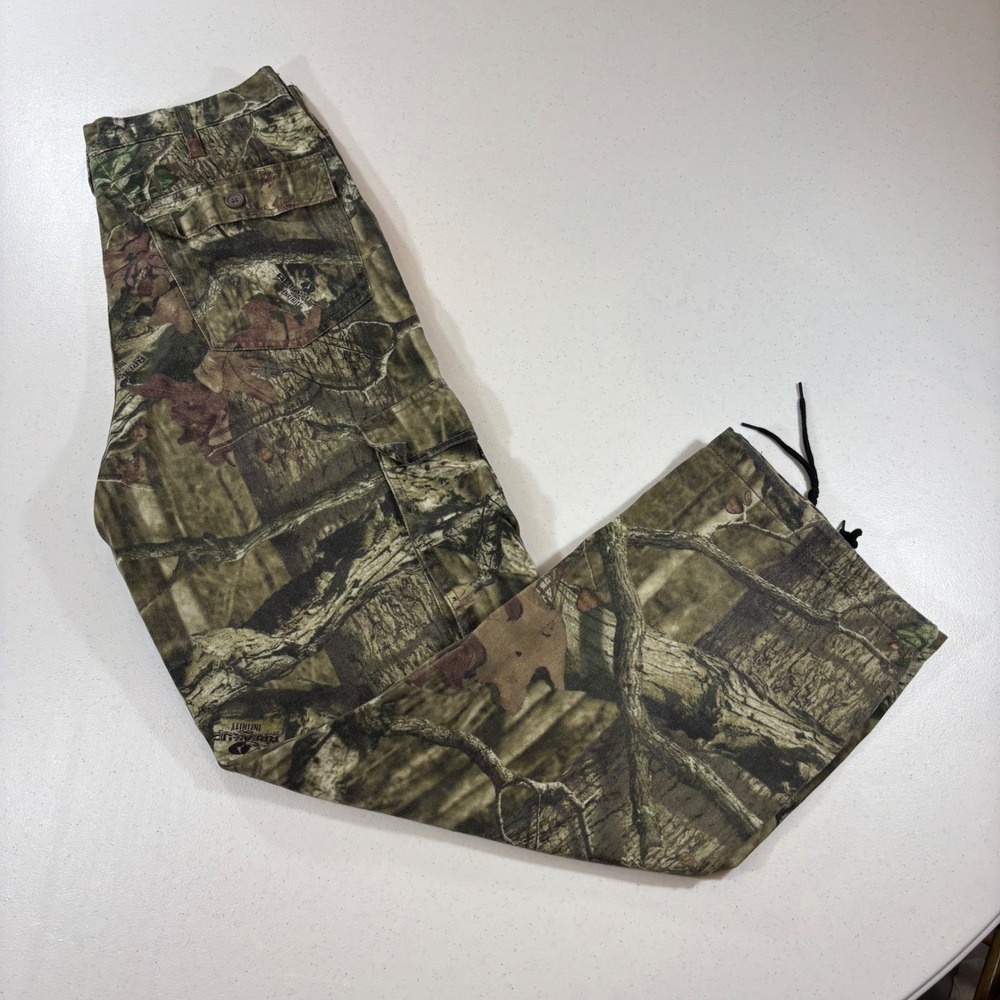 Mossy Oak Break-Up Infinity Camo Cargo Pants Mens 34x32 Green Brown Hunting
